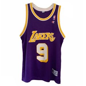 Nick Van Exel Jersey Lakers Large